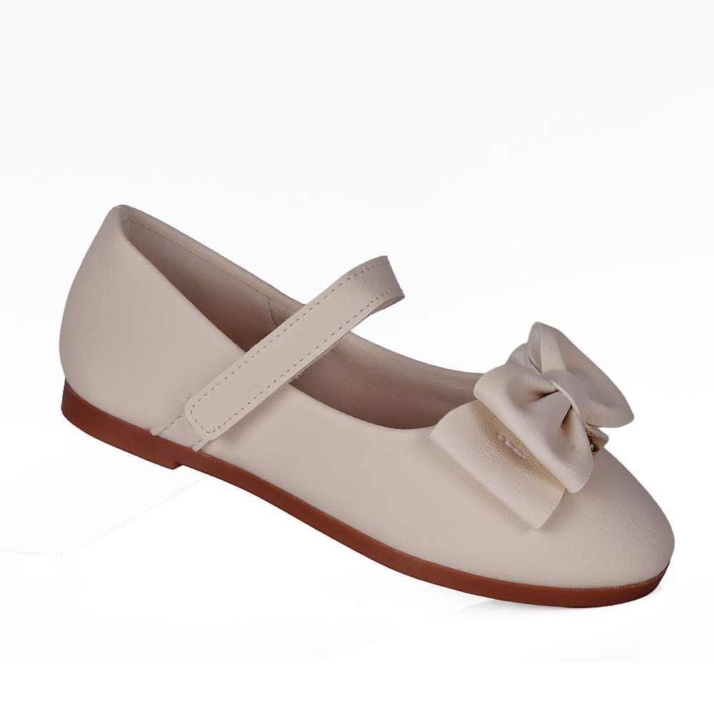 Sapatilha Boneca Klin Infantil Menina Laço Velcro Off White Batizado Daminha Festa Calce Fácil em Oferta na Shopee