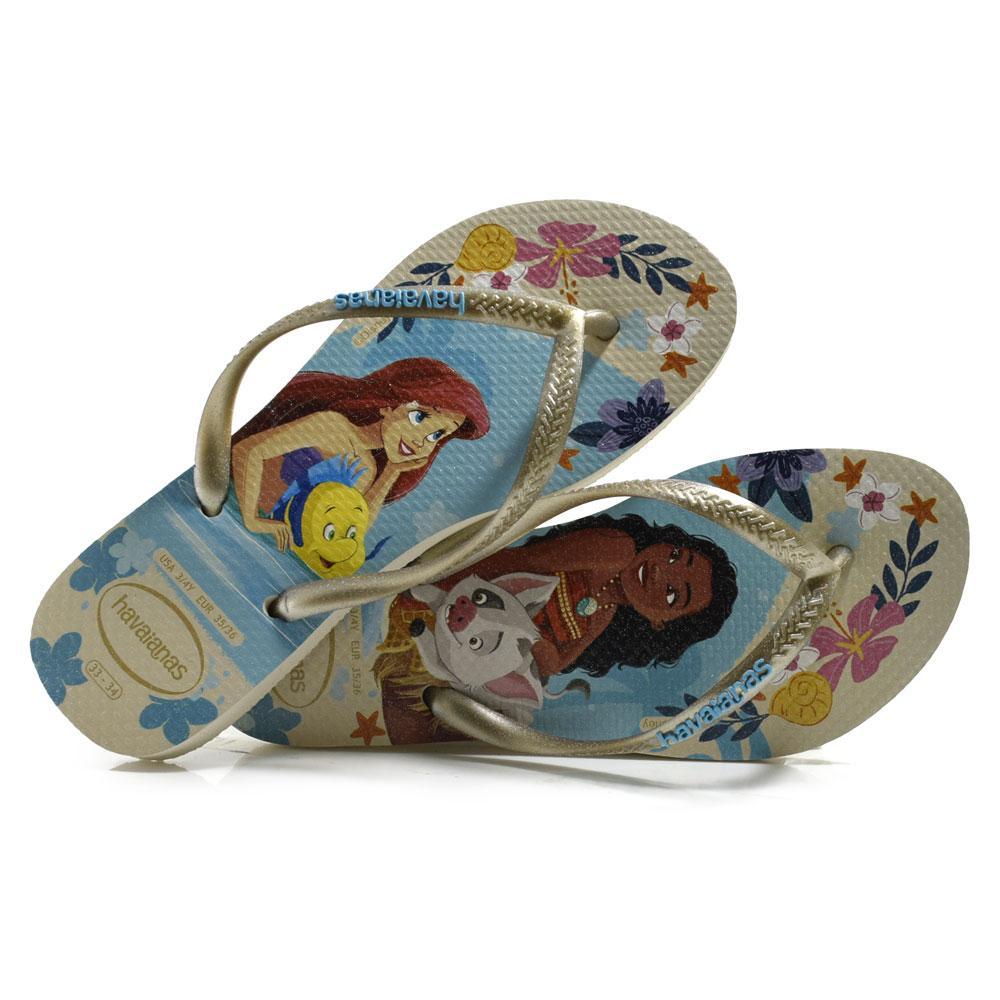 Chinelo Havaianas Kids Slim Princesas 4123328 em Oferta na Shopee