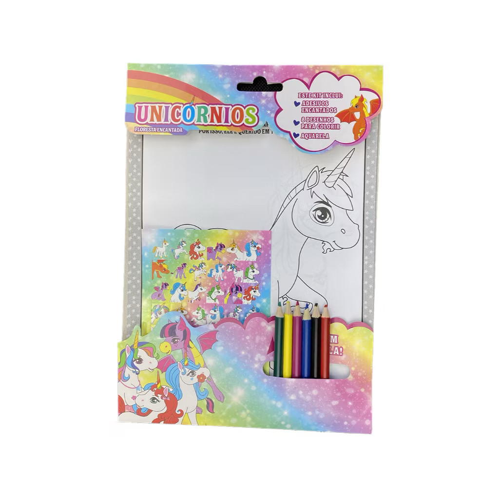 Colorindo com Adesivos - Versões Patrulha Canina (CA-PC) e Unicornios (CA-U)
