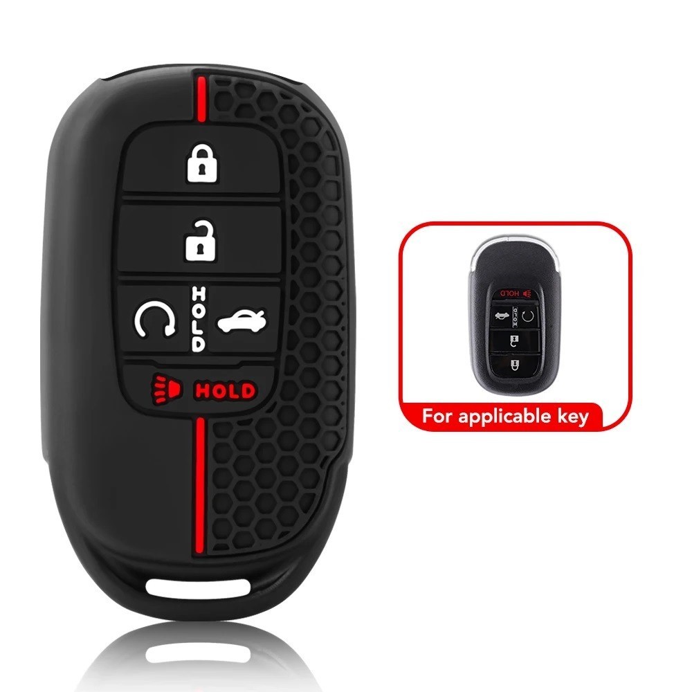Capa Protetora Silicone Chave Honda ZR-V, Honda Civic, Honda HR-V CRV, Honda City, Honda Fit, Accord