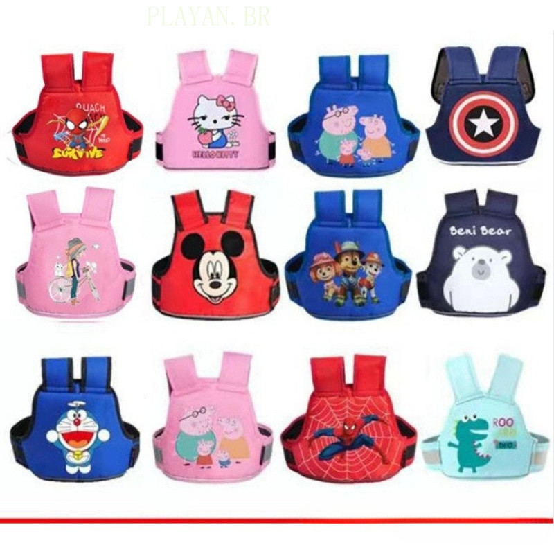 Cinto de segurança ajustável para motocicleta infantil, adequado para crianças