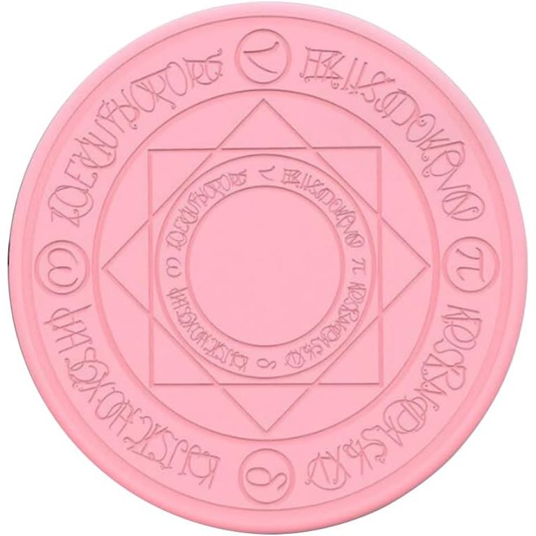 Carregador Sem Fio Grande com Efeito Mágico, para Celulares com Certificação Qi, Carregador Portátil com Efeito Mágico, 