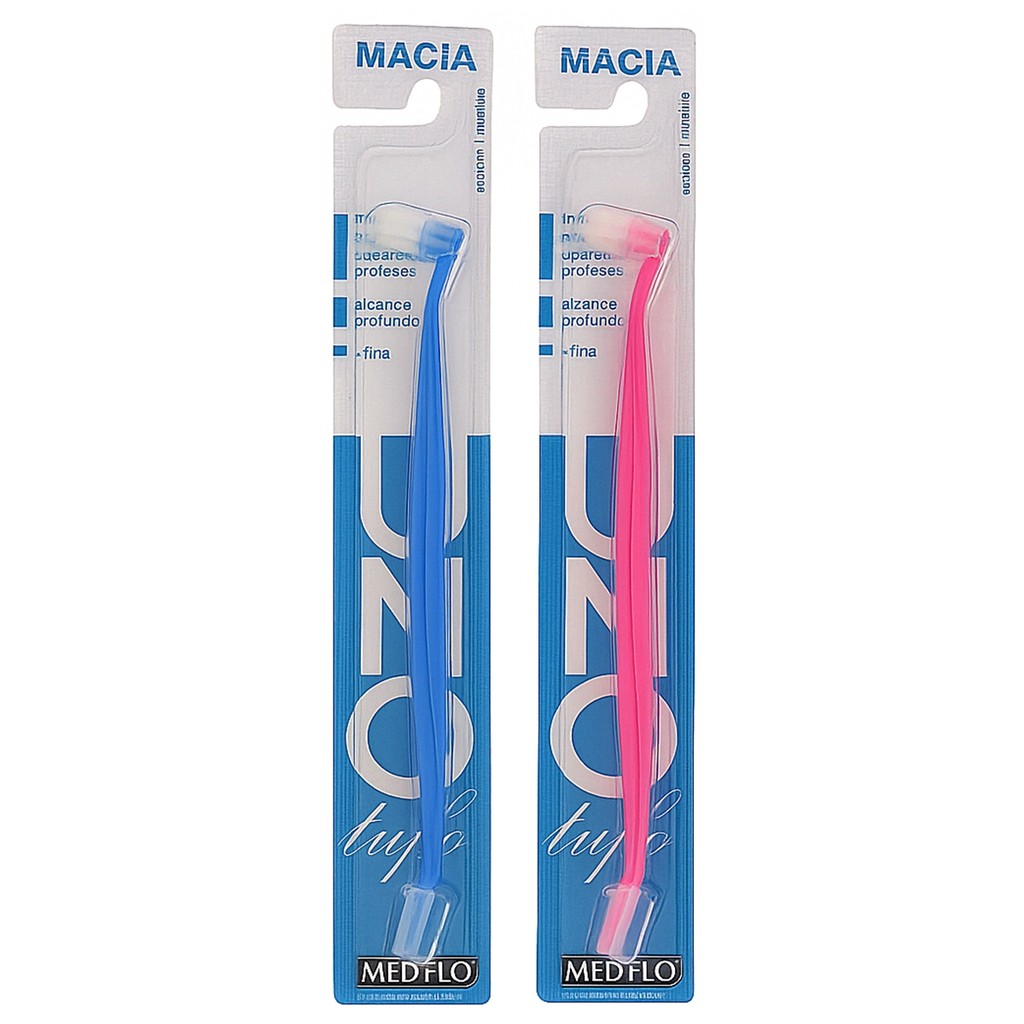 Kit 2 Escova dental Unitufo Cônica limpeza entre os dentes