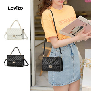 Lovito Bolsa de Ombro Pequena com Almofada Casual para Mulheres LFA104025 em Oferta na Shopee