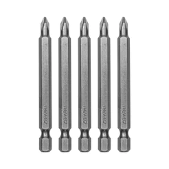 BITS PHILLIPS PH1, CROMO VANADIO, 75MM, 5PCS // MTX