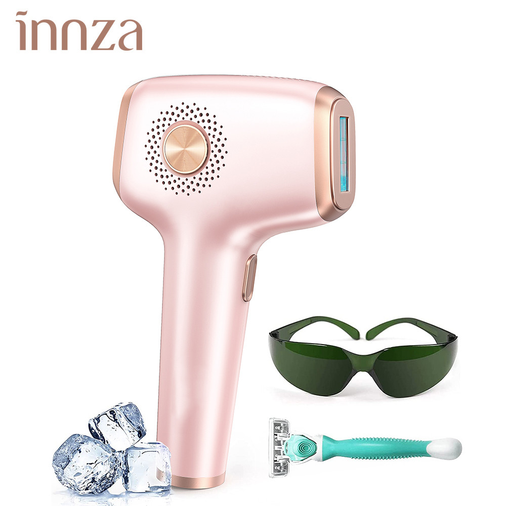 INNZA-Dispositivo Indolor De Remoção De Pêlos IPL Para Mulheres , Resfriamento De Gelo , Função De Cuidado , Permanente 