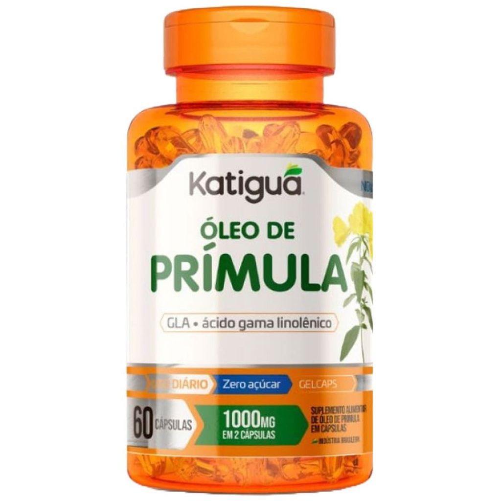 Óleo de Prímula - 60 Cápsulas - Katiguá em Oferta na Shopee