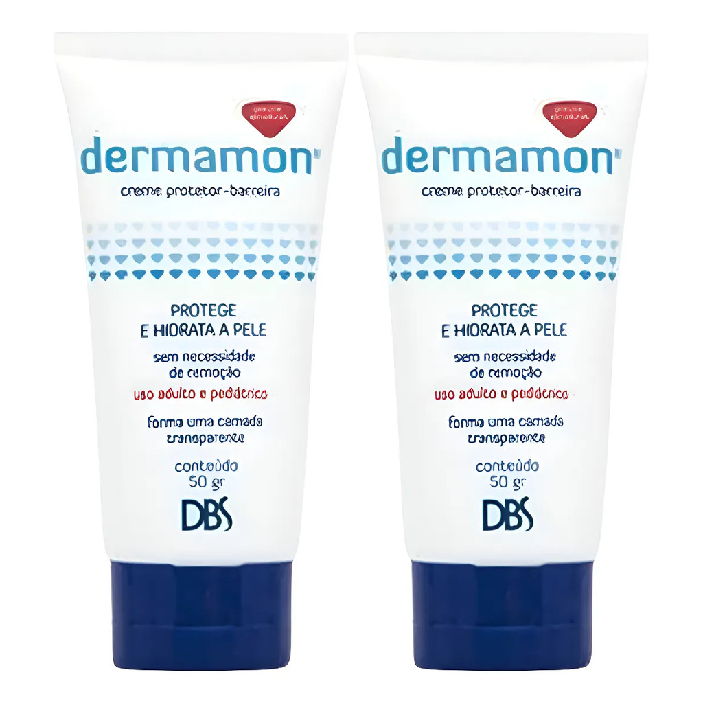 Kit 2x Dermamon Creme Protetor Barreira Assaduras 50g Dbs em Oferta na Shopee