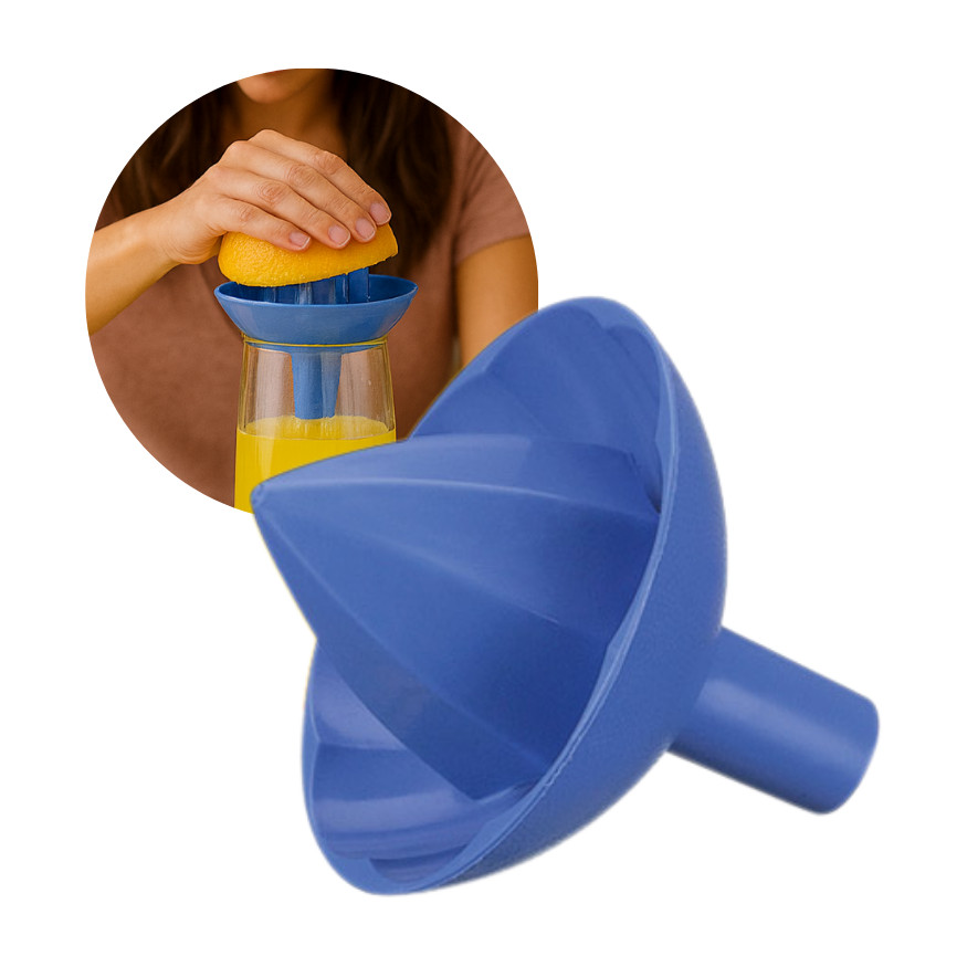 Espremedor De Sucos Frutas Direto No Copo Extrator Suco Laranja Limão Manual Fácil E Prático
