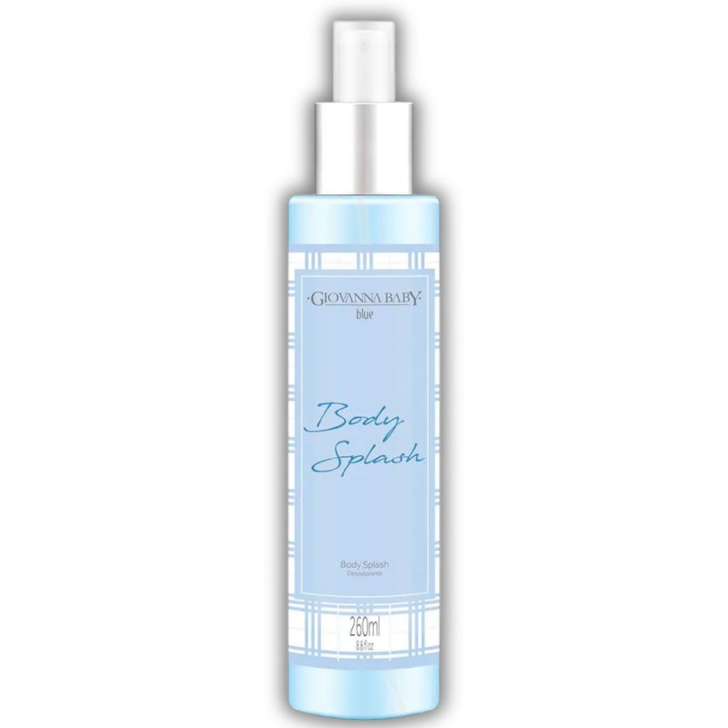 Body Splash Giovanna Baby Classic 260ml Feminino – Perfume Suave, Frescor Diário e Fragrância Leve para Corpo