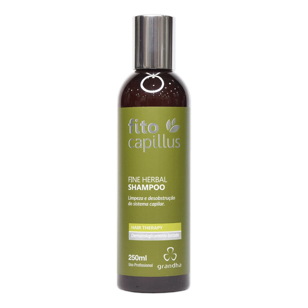 Grandha Shampoo Fito Capillus Herbal 250ml Couro Cabeludo em Oferta na Shopee