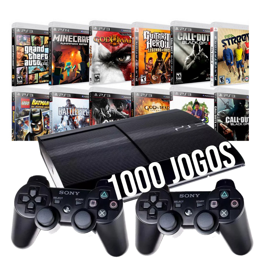Sony PS3 PLAYSTATION 3 COMPLETO C/MELHORES GAMES