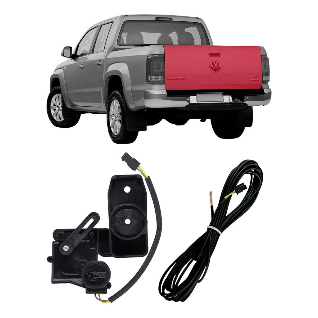 Kit Trava Elétrica da Tampa Traseira Caçamba Anti Furto compatível com Volkswagen Amarok em Oferta na Shopee