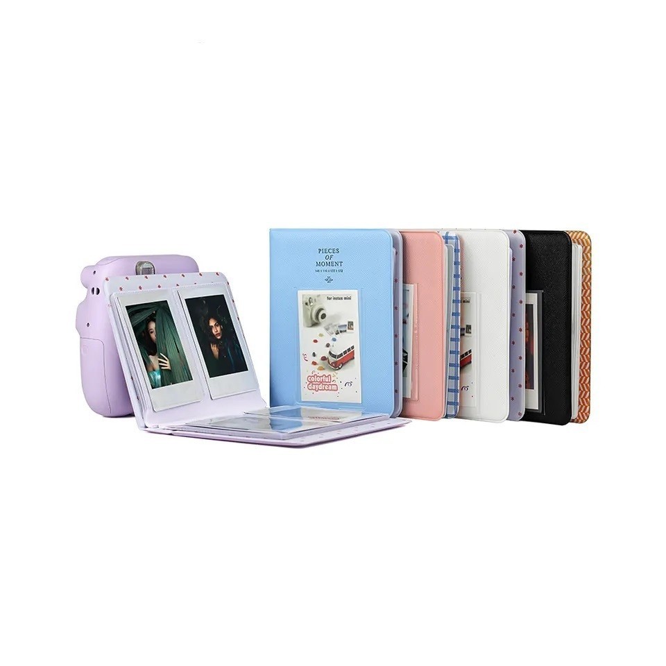 Detalhes do Álbum De Fotos Para Instax 8 9 11 12 Mini Evo 64 Fotos para Armazenamento de Fotos, Cartões Postais e Bilhetes de Cinema