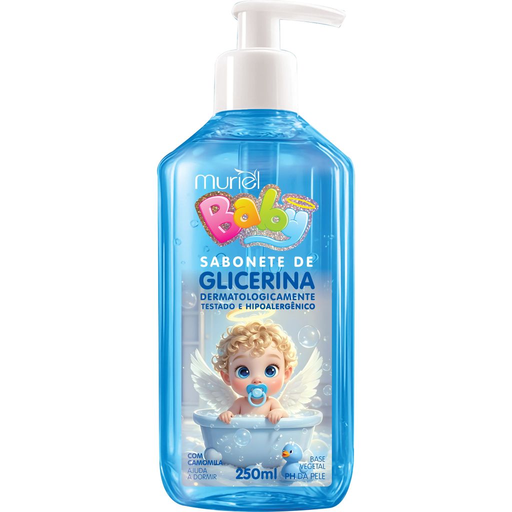 SABONETE LIQUIDO GLICERINA BABY 250ML MURIEL em Oferta na Shopee