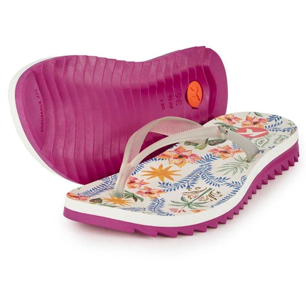 Chinelo Kenner Ibiza Floral Estrela Feminino - Branco e Rosa em Oferta na Shopee