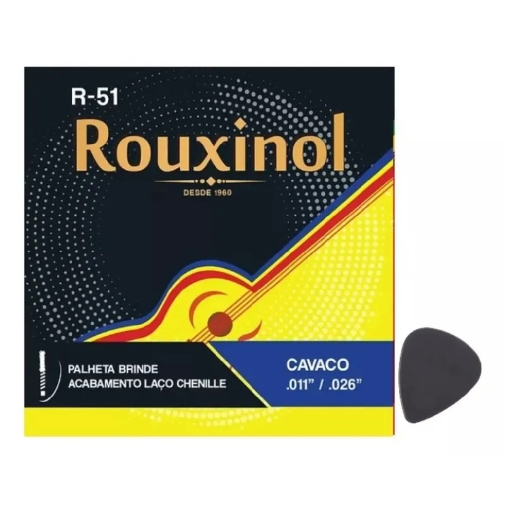 Jogo De Cordas Rouxinol Cavaco C/chenille R51