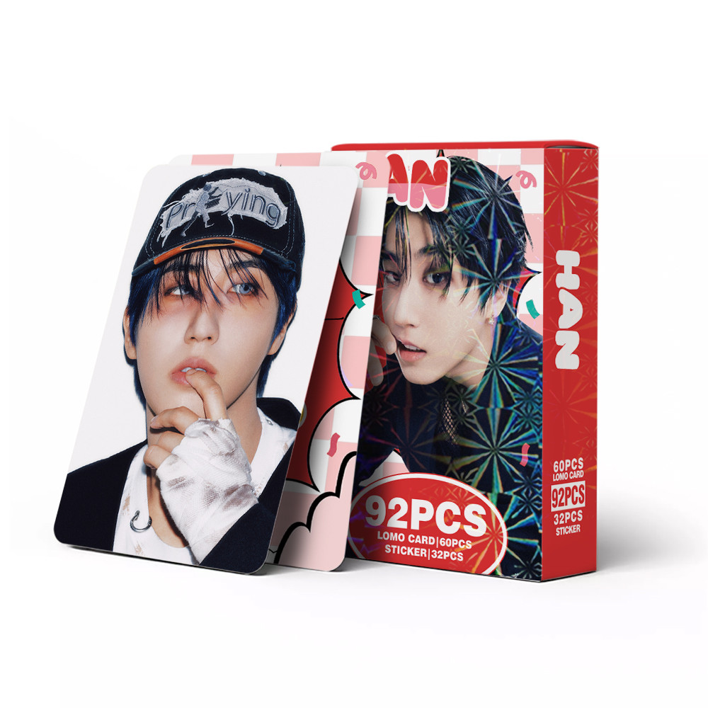 92 Unidades/Caixa STRAYKIDS SOLO HAN Photocards KPOP LOMO Cartão