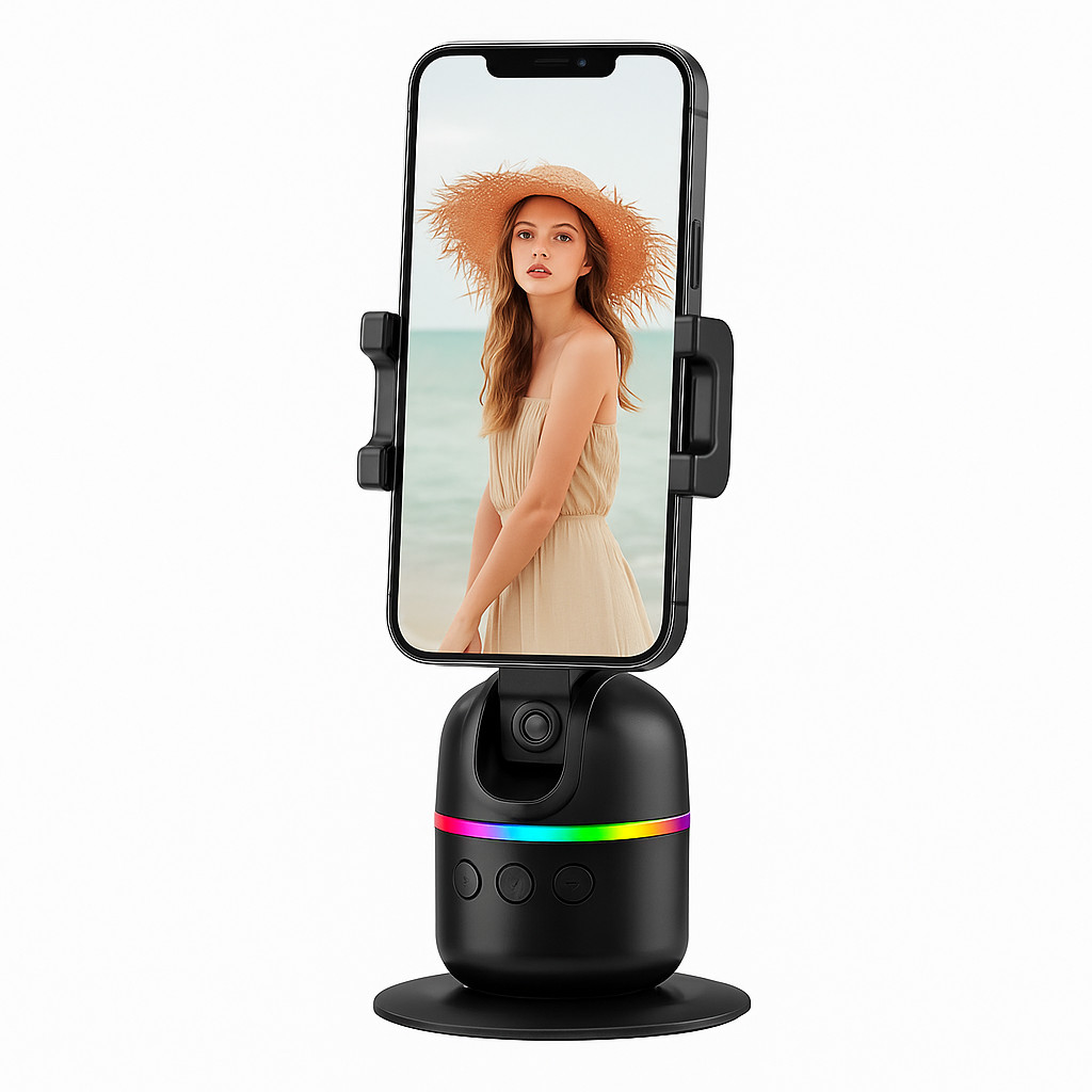 Gimbal Suporte para Celular com Rastreamento Facial 360° Estabilizador