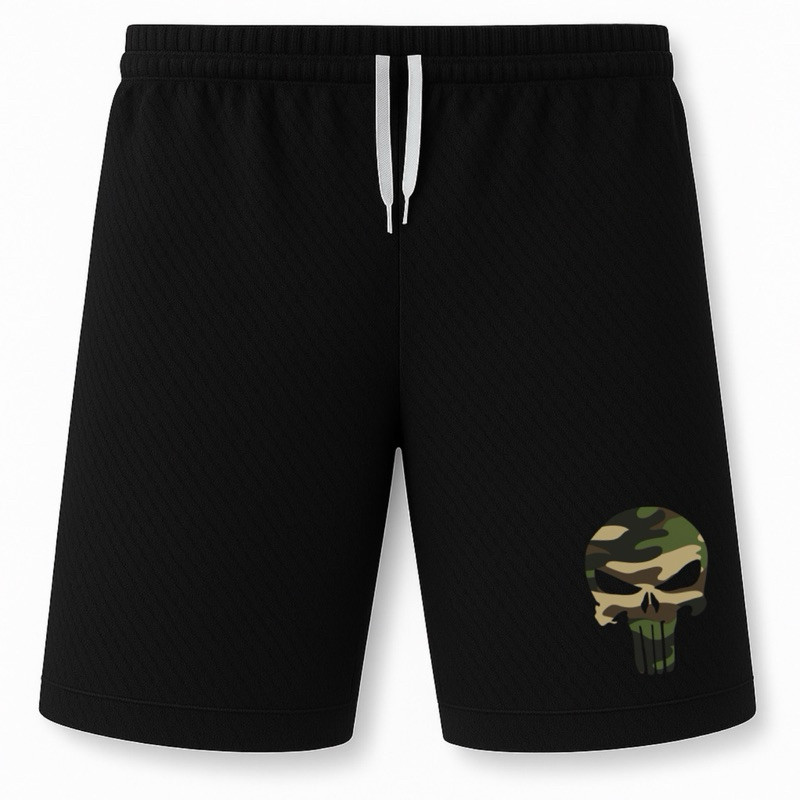 Bermuda Shorts Dry Fit THE PUNISHER Treino Masculino O Justiceiro Camuflado C/BOLSOS em Oferta na Shopee