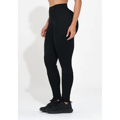 LEGGING FITNESS FEMININA CANELADA COM RECORTE E ELÁSTICO ACTION DLK
