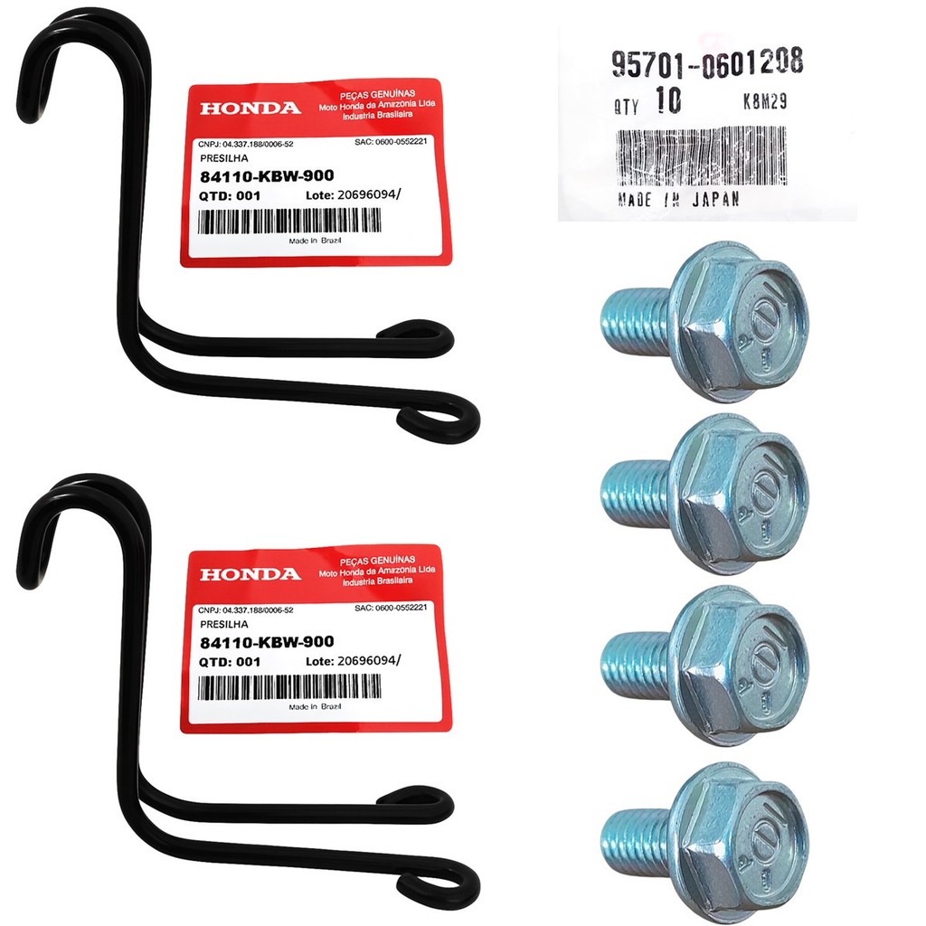Presilha Gancho, Parafuso Cbx 200 Strada, Titan 125 00 Á 08, Titan 150 04 Á 08