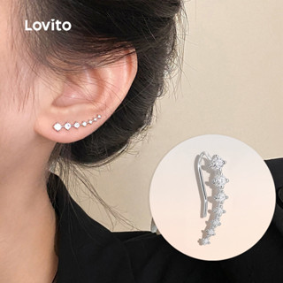 Lovito Brincos com Design elegante LFA105175 em Oferta na Shopee