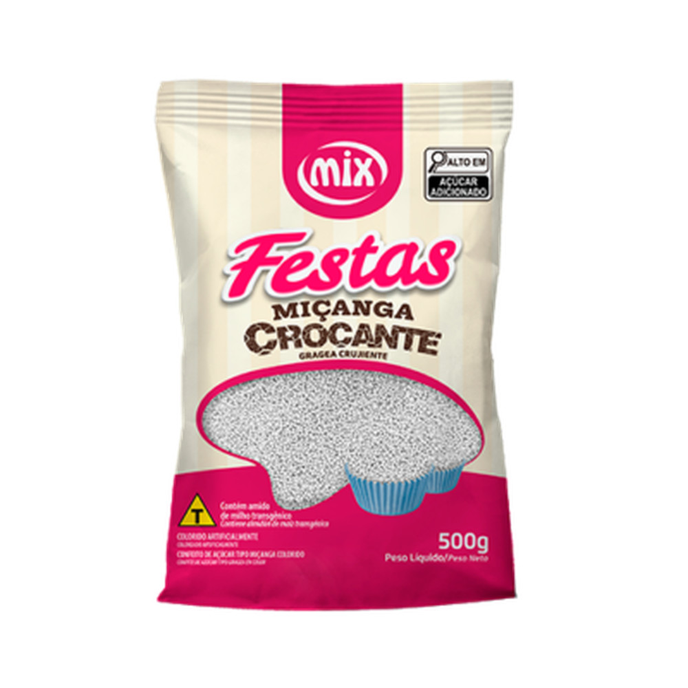 Miçanga Branca 500g - Mix em Oferta na Shopee