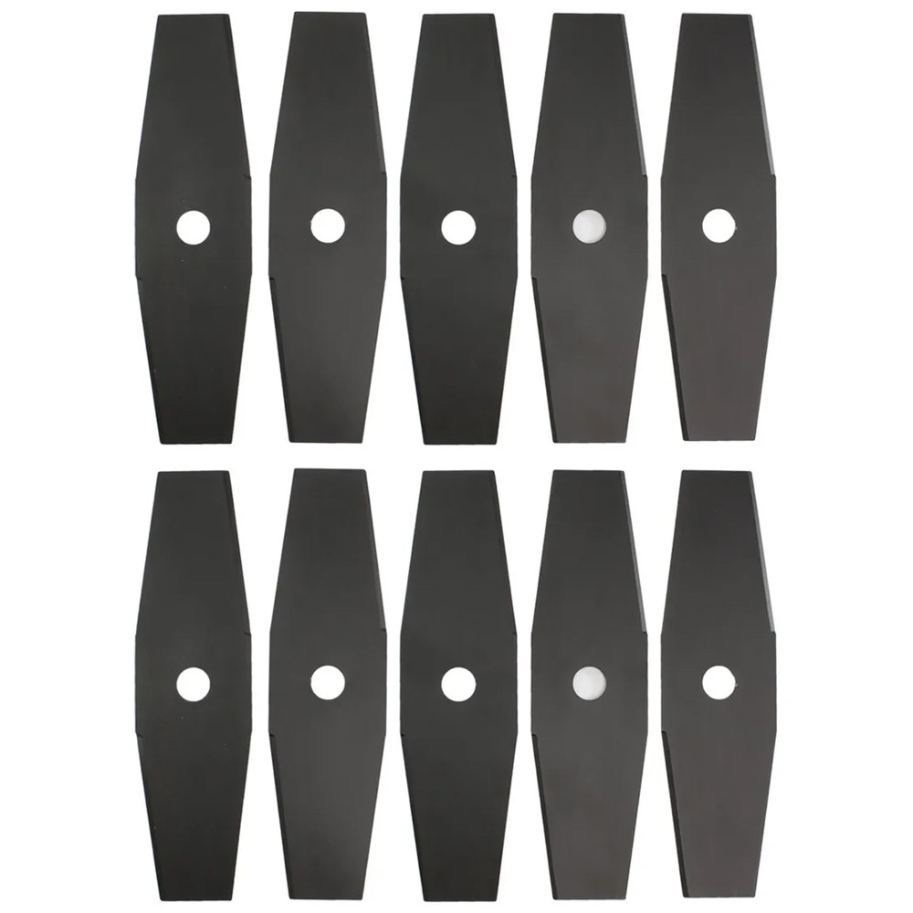 Kit 10 Facas Lâminas Roçadeira 2 Pontas 300mm Furo 1Polegada em Oferta na Shopee