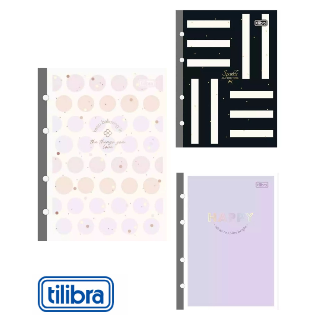 Bloco Refil de folhas para fichário colegial 80 folhas em Oferta na Shopee