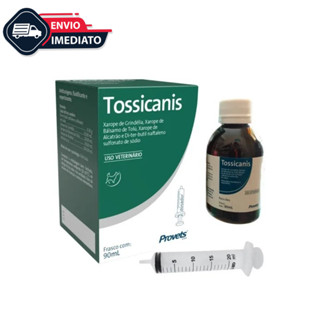 Tossicanis Xarope 90ml Para Cães Alívio Rápido Da Tosse em Oferta na Shopee