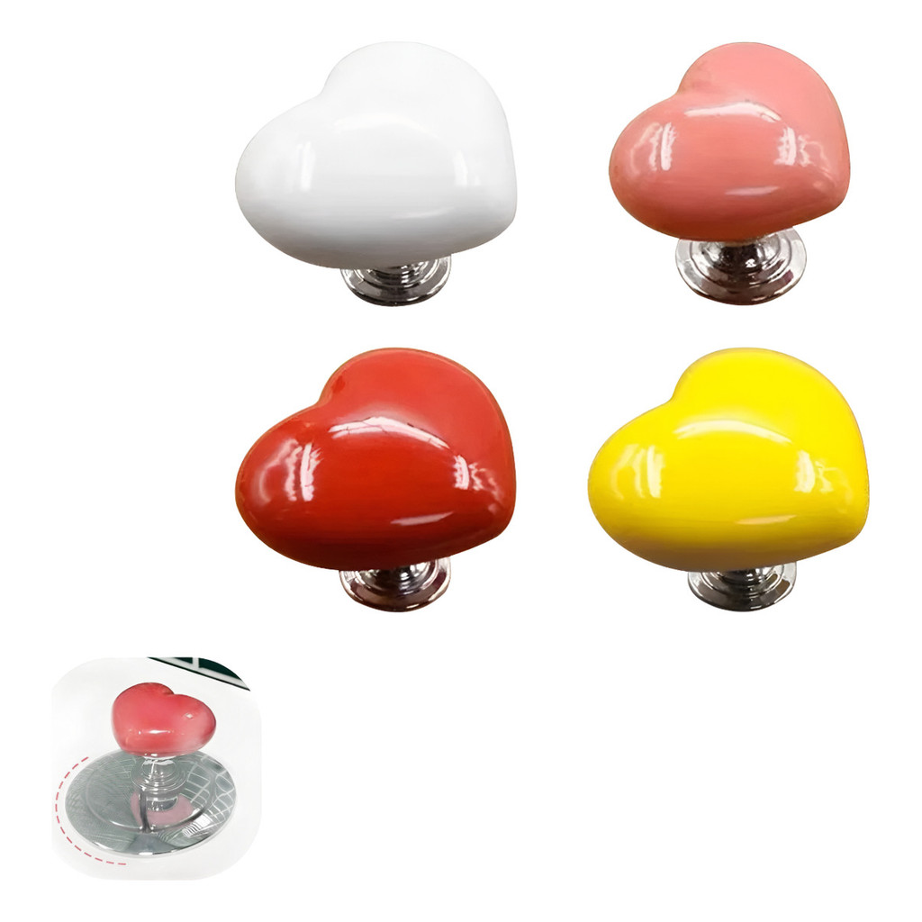 Kit 3 Unidades De Botão De Pressão De Vaso Sanitário Coração em Oferta na Shopee
