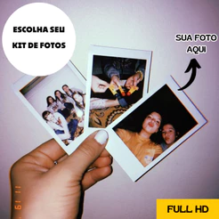 Mini Fotos Personalizadas - ESCOLHA A QUANTIDADE QUE DESEJA HD Presente