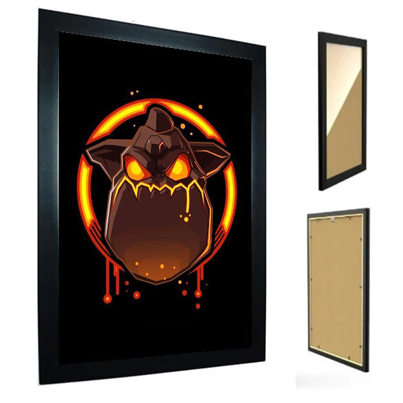 Quadro C/ Moldura - Clash Royale Lavahoud (M34)