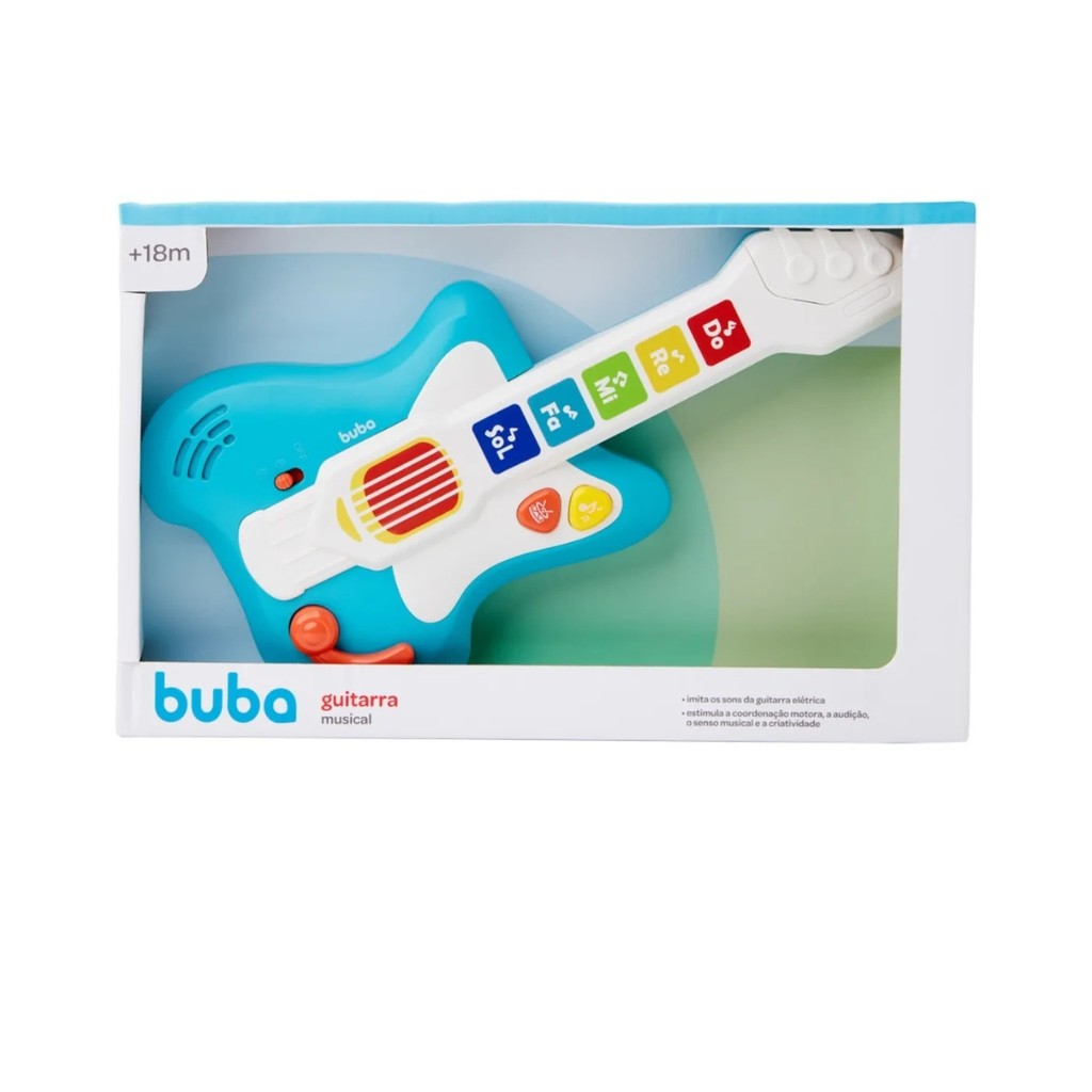 Brinquedo Guitarra Musical Educativo Infantil -Buba — imagem 2 de 2