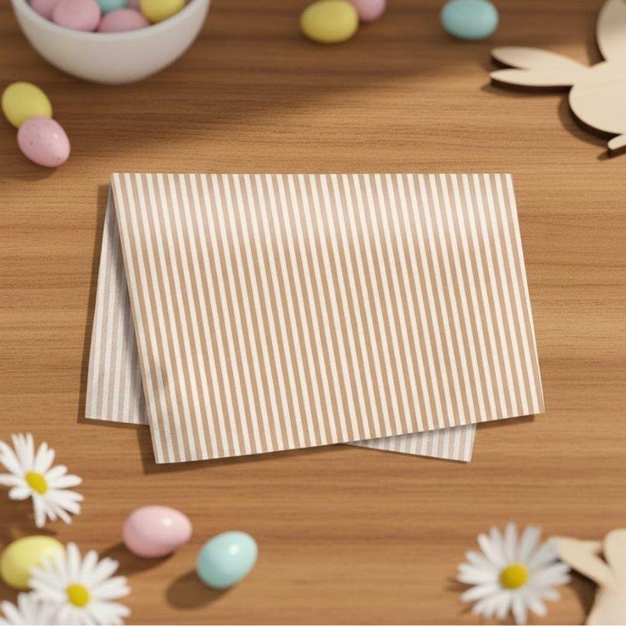 Papel de Seda - 49x69cm - Lavie Amendoa - 50 unidades - Cromus - Rizzo