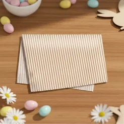 Papel de Seda - 49x69cm - Lavie Amendoa - 50 unidades - Cromus - Rizzo
