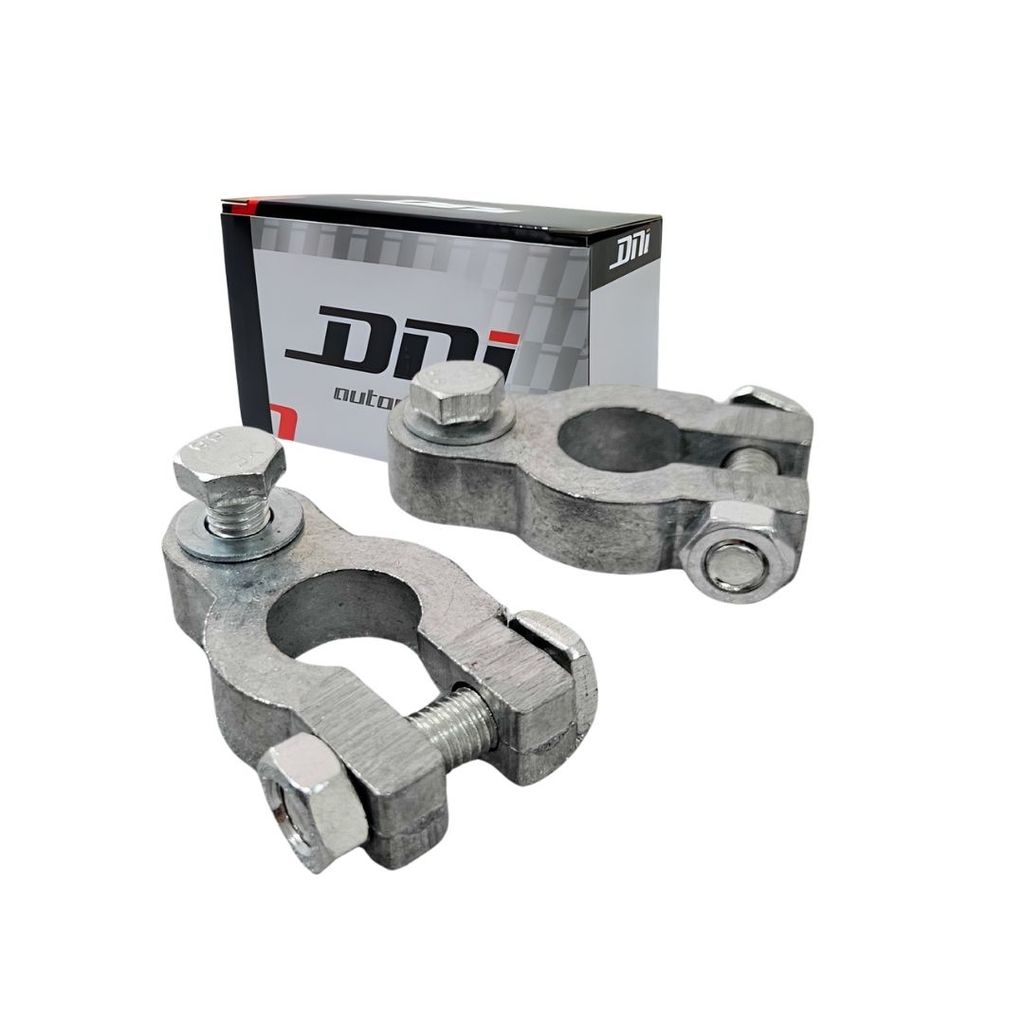 Kit 2 Terminal De Bateria Reforçado Para Ponteiras Com Furo Superior A 10mm Universal DNI7579