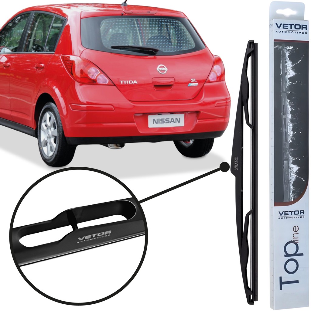 Palheta Traseira Vetor PVT14H Nissan Tiida 2008 a 2013