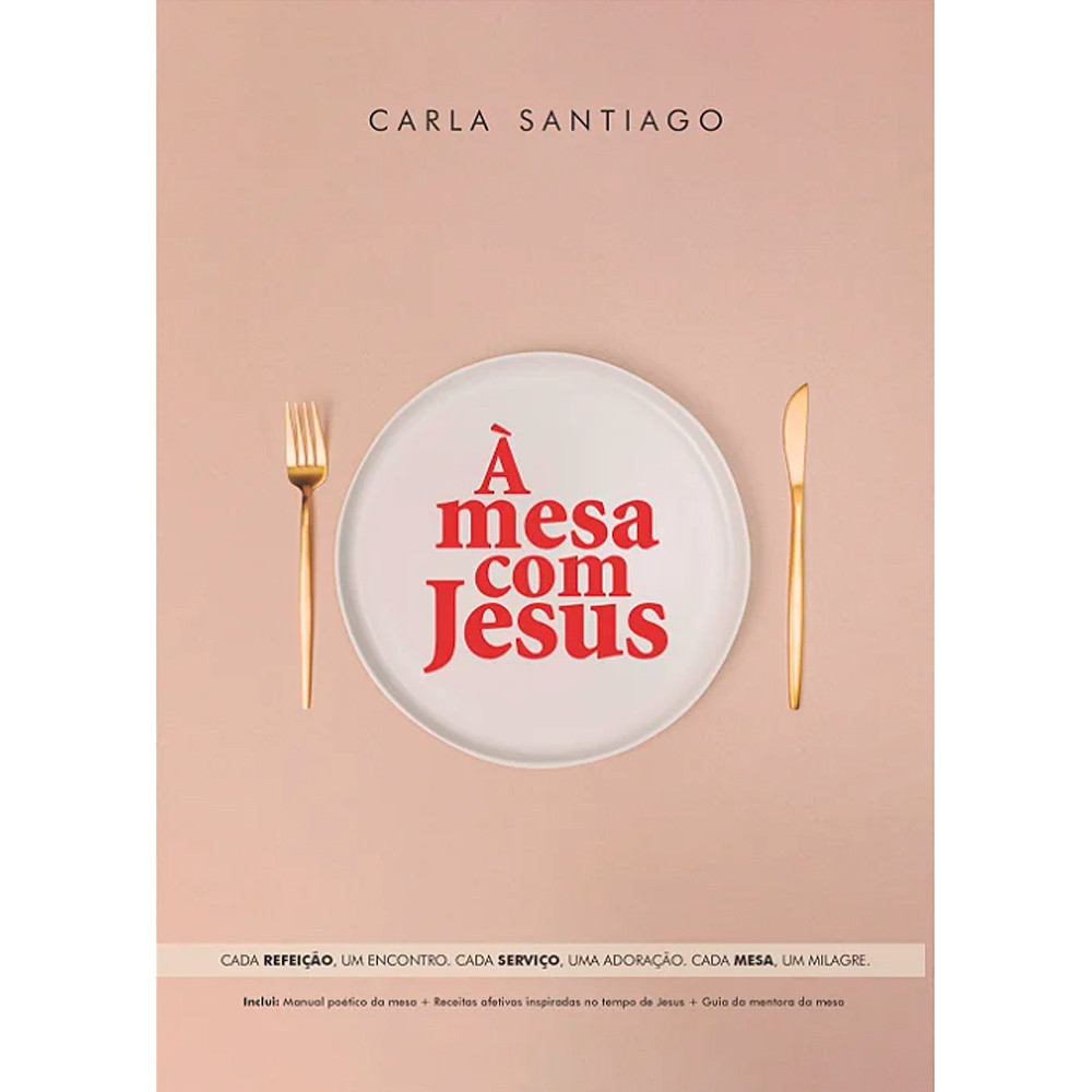 A Mesa Com Jesus | Carla Santiago em Oferta na Shopee