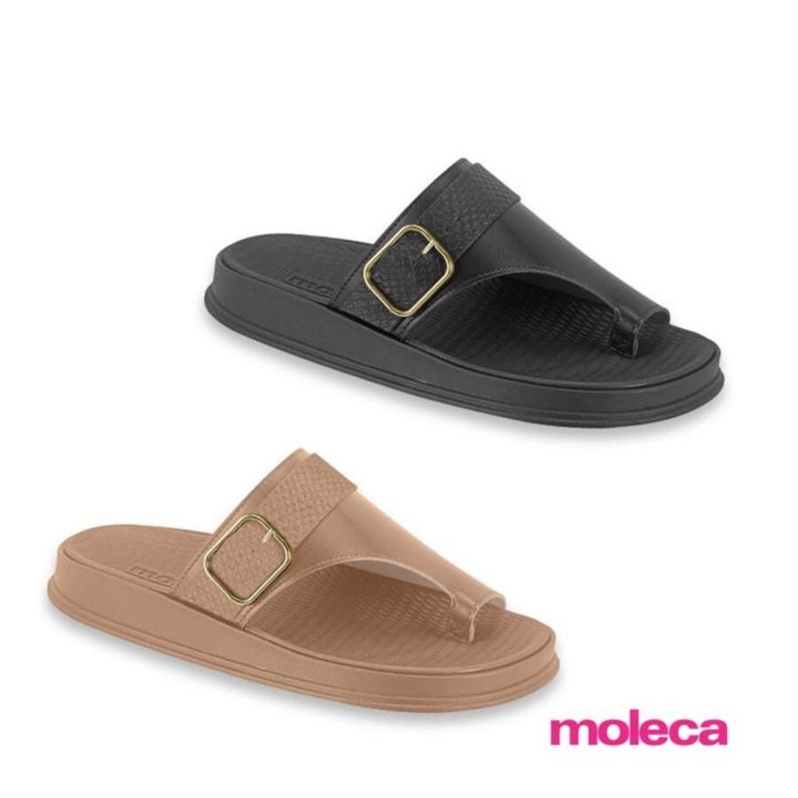 Sandália Feminina Moleca 5556.102 Conforto e Estilo – Original Beira Rio em Oferta na Shopee