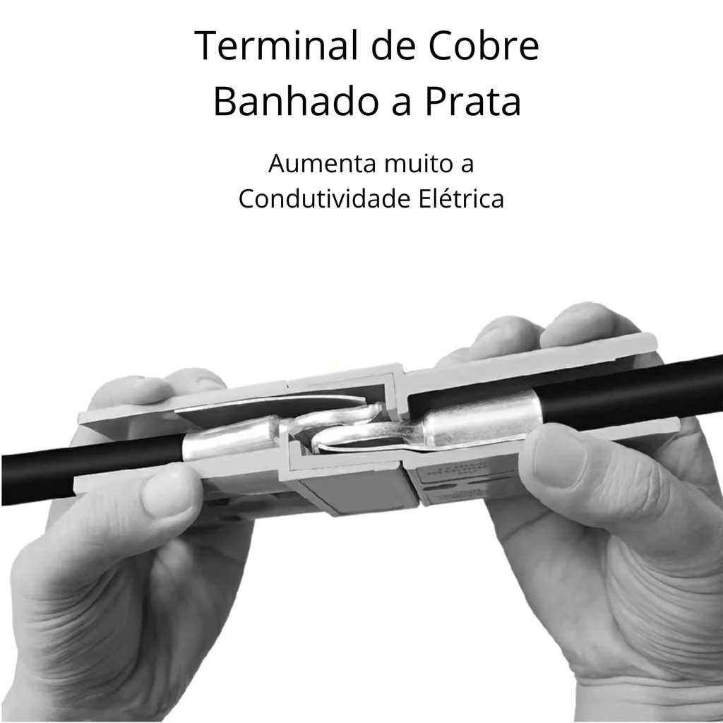 Conector Empilhadeira Conector 175a + Alça TIPO Anderson