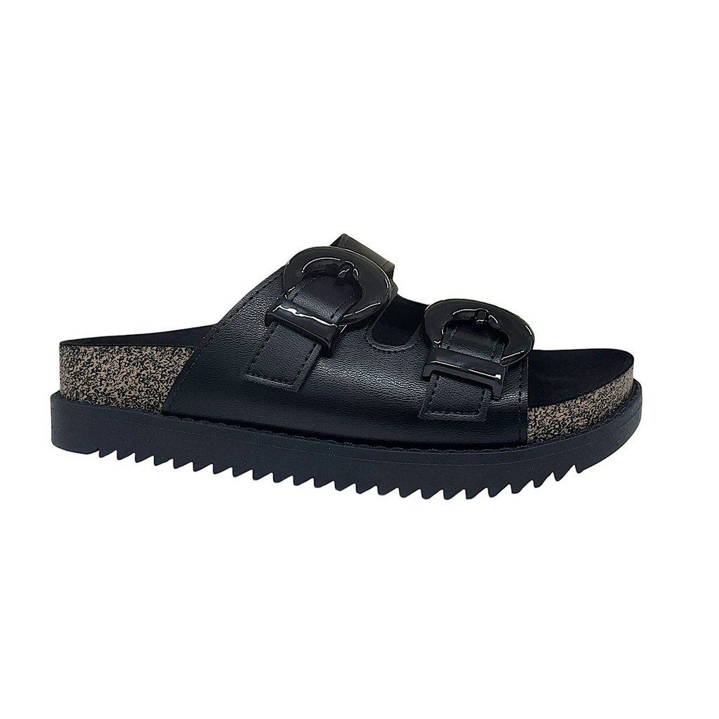 Sandália Papete Moleca Birken Tratorada Feminina 5500.103 Pto