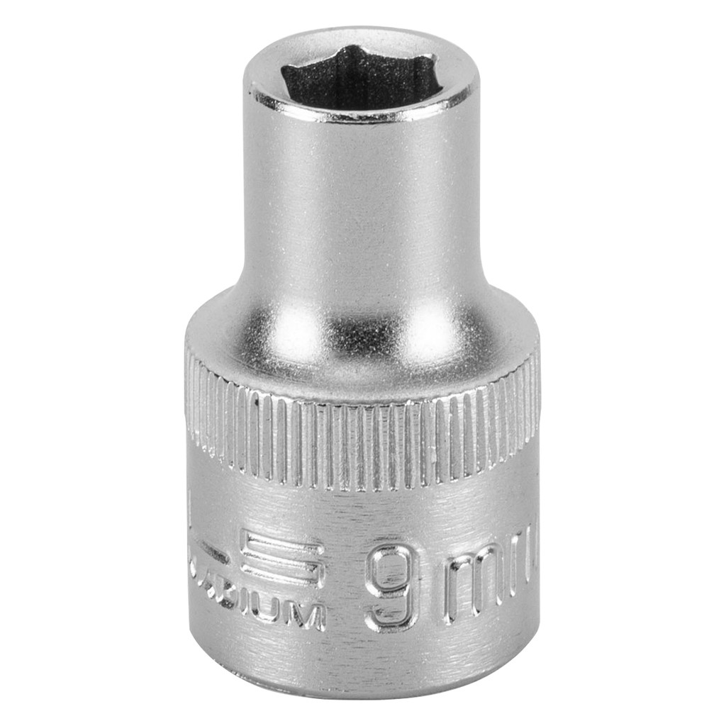 SOQUETE SEXTAVADO ENCAIXE 1/2POL CROMO VANADIO 9MM 1PC STELS
