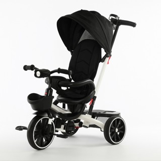 Triciclo Infantil Deend Cinza com Assento Giratório e Apoio Removível em Oferta na Shopee