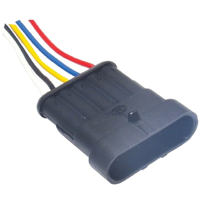 CHICOTE 06 VIAS, DA TRAVA ELÉTRICA DO FIAT PALIO, PORTA MACHO, TERMINAL 1,6MM 2062089