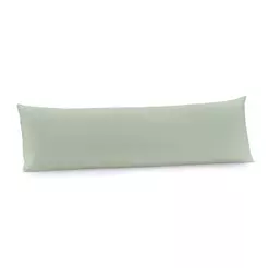 Fronha Body Pillow 40cm x 1,30m Altenburg Algodão Lux 200 Fios Verde Claro