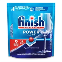 Kit com 7 Finish Lava Louças Em Tablete 13 unidades Cada