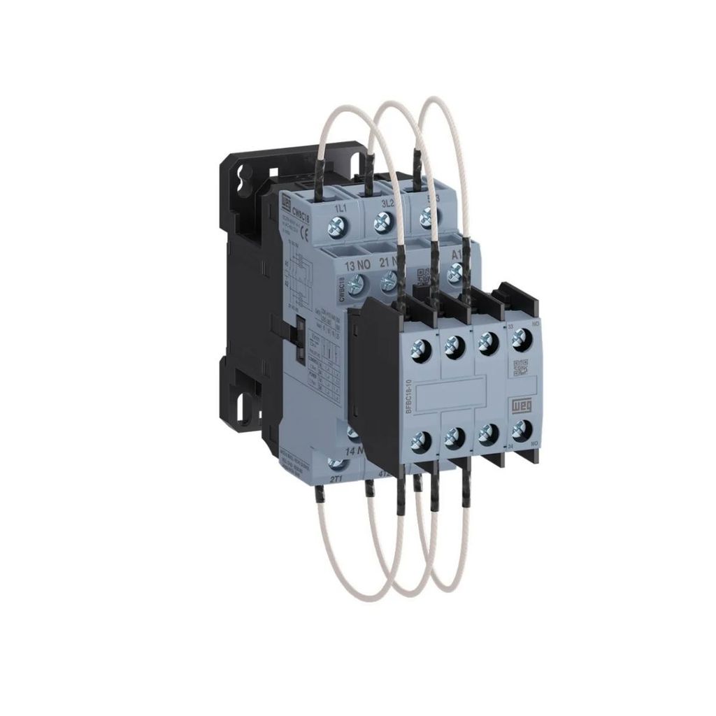 Contator Manobra Capacitor Tripolar 220V 60Hz 2Na+1Nf 16Kvar