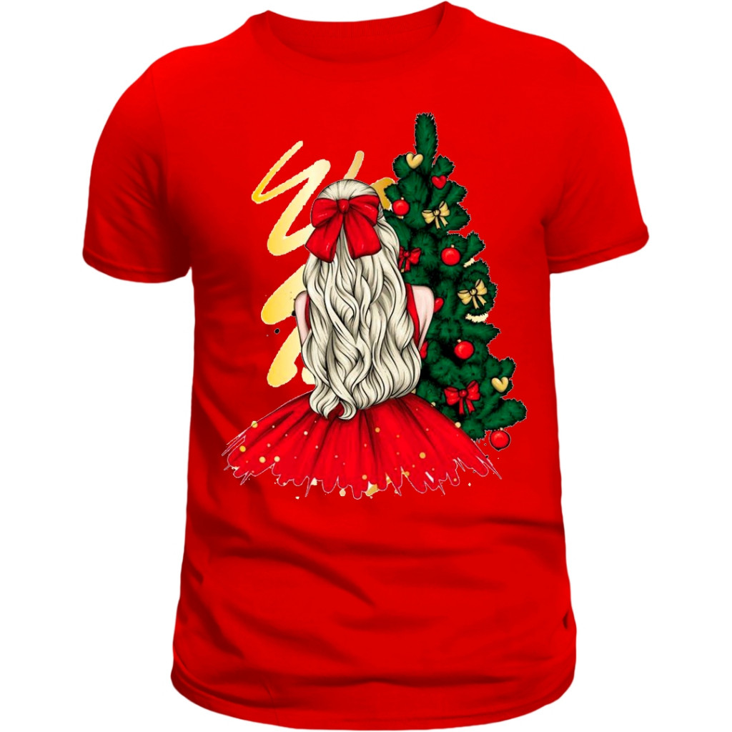 Linda Camisetas Masculina Feminina Personalizadas Personagens Feliz Natal 100% algodão Premium 30.1 Algodão